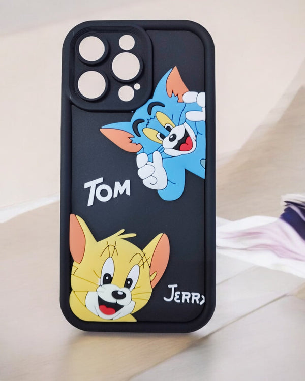 3D Tom and Jerry - iPhone Mobile Cover Case