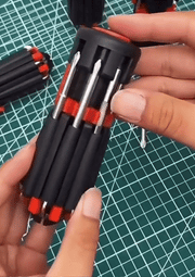 8 In 1 Screwdriver With Led Light