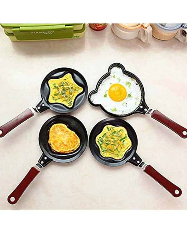 Mix Cartoon Shape Mini Non-Stick Egg Omelets Pan - Single