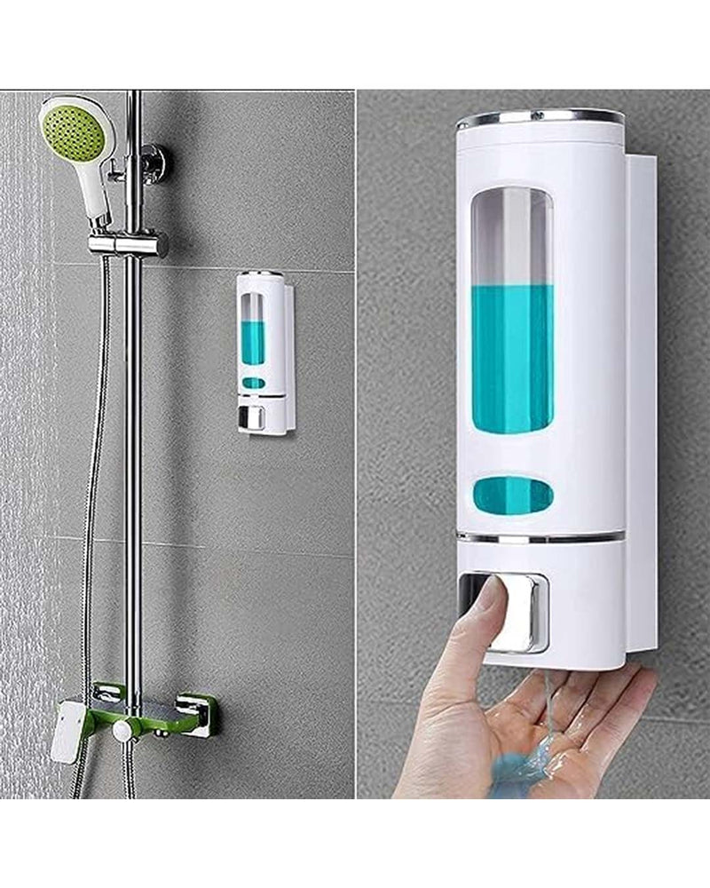 Wall Mounted Soap Shampoo Dispenser For Bathroom Basin Kitchen Sink