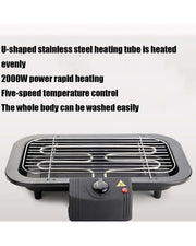 Electrical Smokeless Indoor, Outdoor Portable  Barbeque Grill