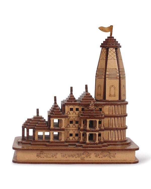 Shri Ram Mandir Ayodhya Model Wooden Design