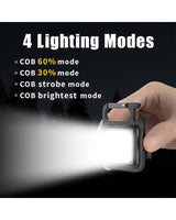 Lumens COB Light 4 Modes Magnetic Keychain Hook