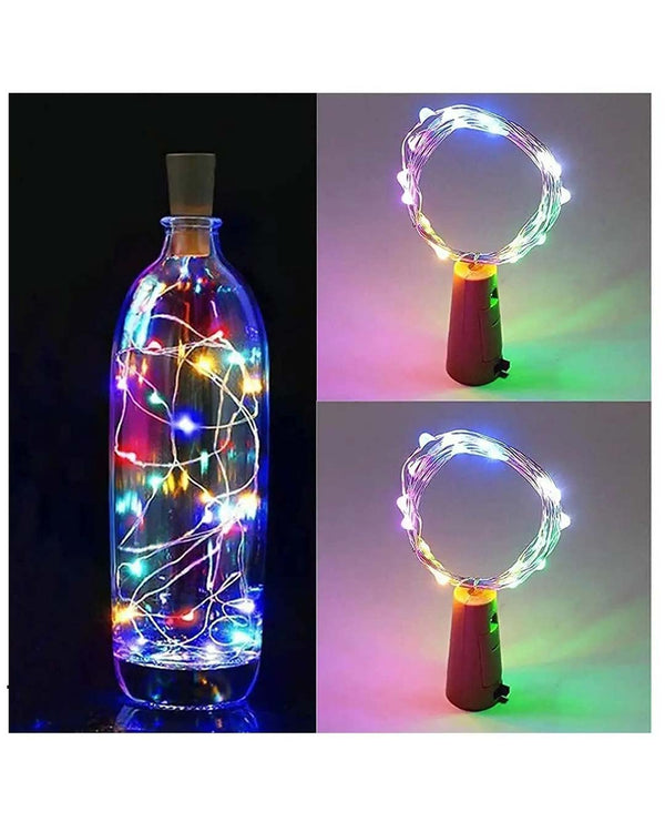 Multicolor LED Cork Lights for Home Decoration