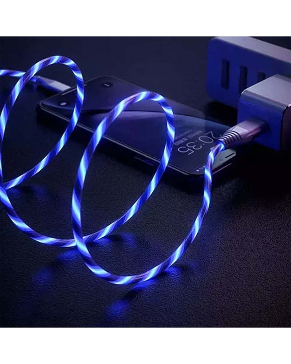 Magnetic Ultra Fast Charging 3 In 1 Cable With LED Indicator