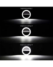Portable Selfie LED Light Ring Flash Night Light for Smartphones, Tablets, iPad