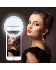 Portable Selfie LED Light Ring Flash Night Light for Smartphones, Tablets, iPad