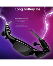 Hi‑fi Stereo Sunglasses With Bluetooth Headphones