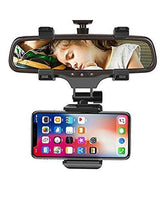 Universal 360° Car Rearview Mirror Mount Stand Mobile Holder