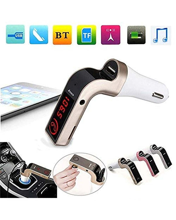 G7 Universal Car Charger With Bluetooth FM