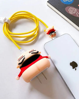 Shin Chan - iPhone Charger Case and Cable Protector