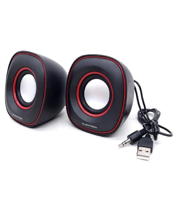 Quantron USB Computer Speaker - Set of 2