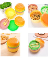 Burger Shape Lunch Box - 3 Layers