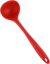 Silicone Ladle Soup Spoon - Red