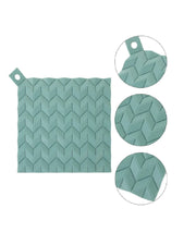 Heat Resistant Silicone Square Trivet Mat - Set of 2