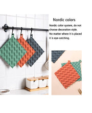 Heat Resistant Silicone Square Trivet Mat - Set of 2