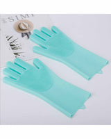 Silicone Magic Bathing Gloves - Green