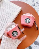 Cofee Lover - iPhone Airpods Pro Protection Case - Pink