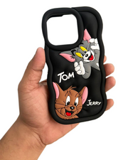Tom & Jerry 'Black' - iPhone Mobile Cover Case