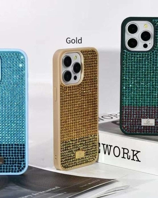The Bling World - iPhone 15 Pro Max Cover Case - Gold (Original)