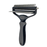 2-In-1 De-Shedding And De-Matting Tool/Comb/Brush For Removal Of Tangles, Matts And Loose Undercoat Fur