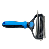 2-In-1 De-Shedding And De-Matting Tool/Comb/Brush For Removal Of Tangles, Matts And Loose Undercoat Fur