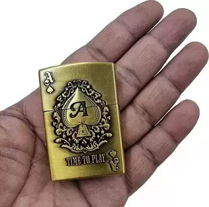 "Time to Play Gold Lighter: Igniting Luxury and Leisure"