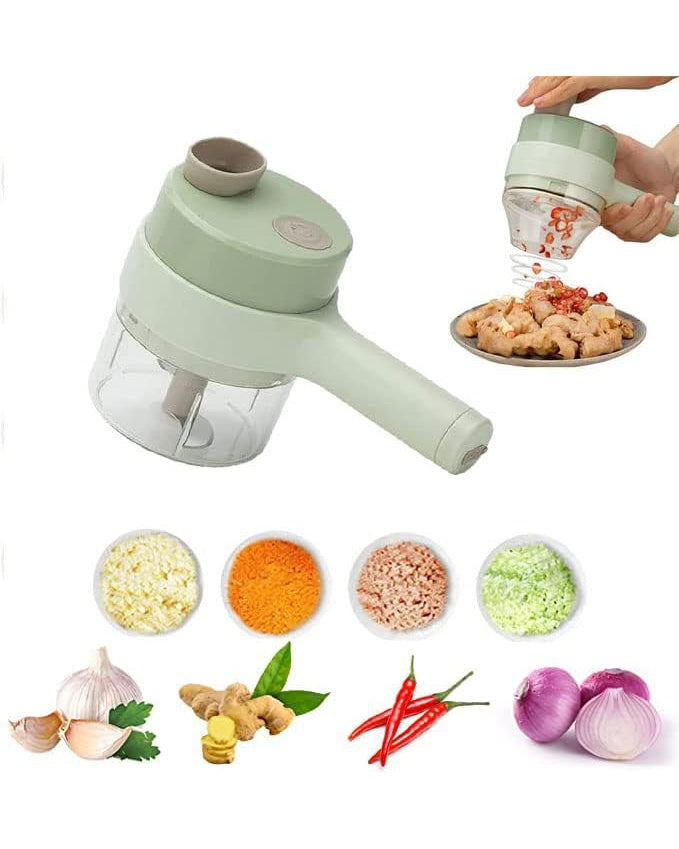 4 in 1 Electric Vegetable chopper Set