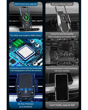 Smart Sensor Car Mobile Holder with Wireless Charger
