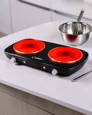 Ovastar OWIC-699 Infra Dual Infrared Induction Cooker (Double Burner)
