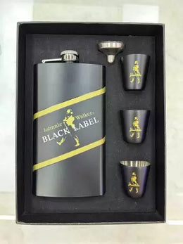 Johnnie Walker Black Label Hip Flask Gift Set
