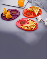 Twing Deluxe Plastic Kids Plate 1 Set Of 6 Pcs