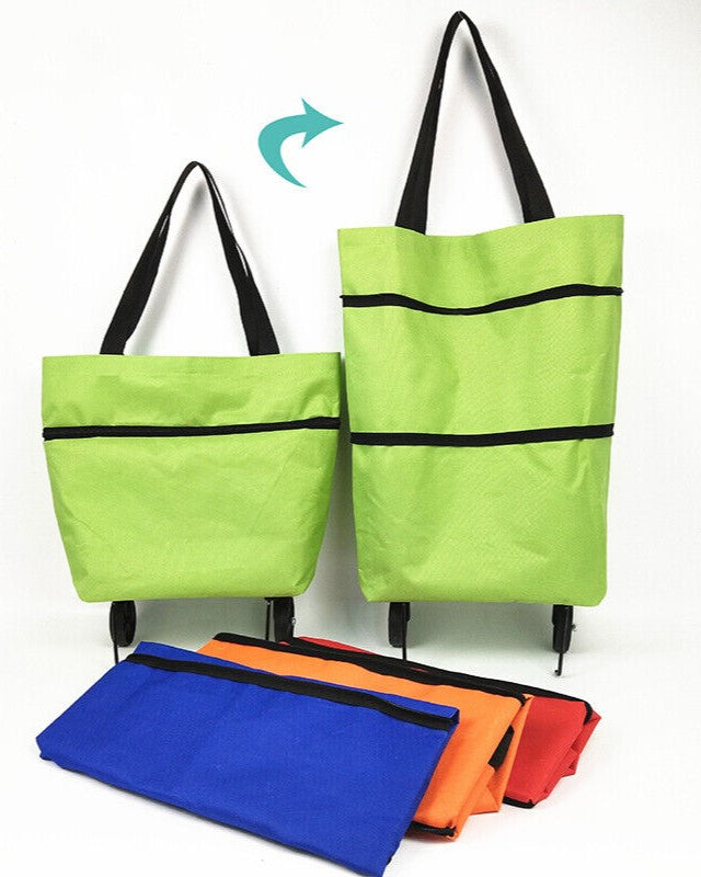 Foldable Shopping Trolley Wheel Bag