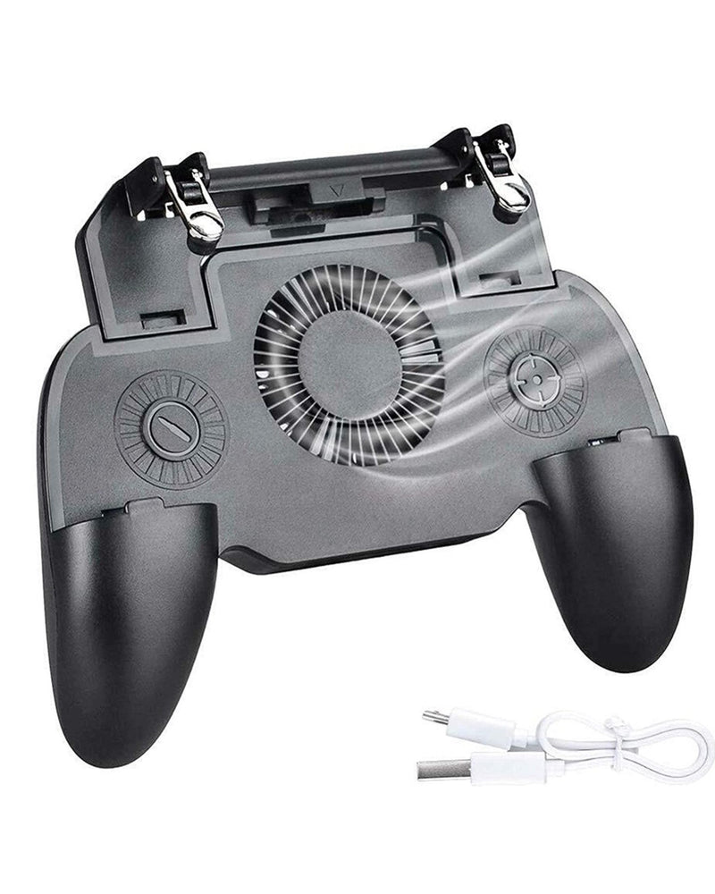 3-in-1 Gamepad with Power Bank & Cooling Fan