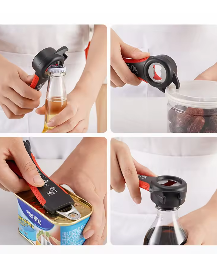 5-in-1 Multi-function Jar & Wine Opener