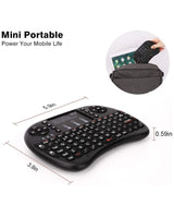 Wireless Mini Keyboard with Touchpad